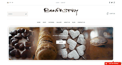 Desktop Screenshot of bonpastry.com