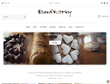 Tablet Screenshot of bonpastry.com